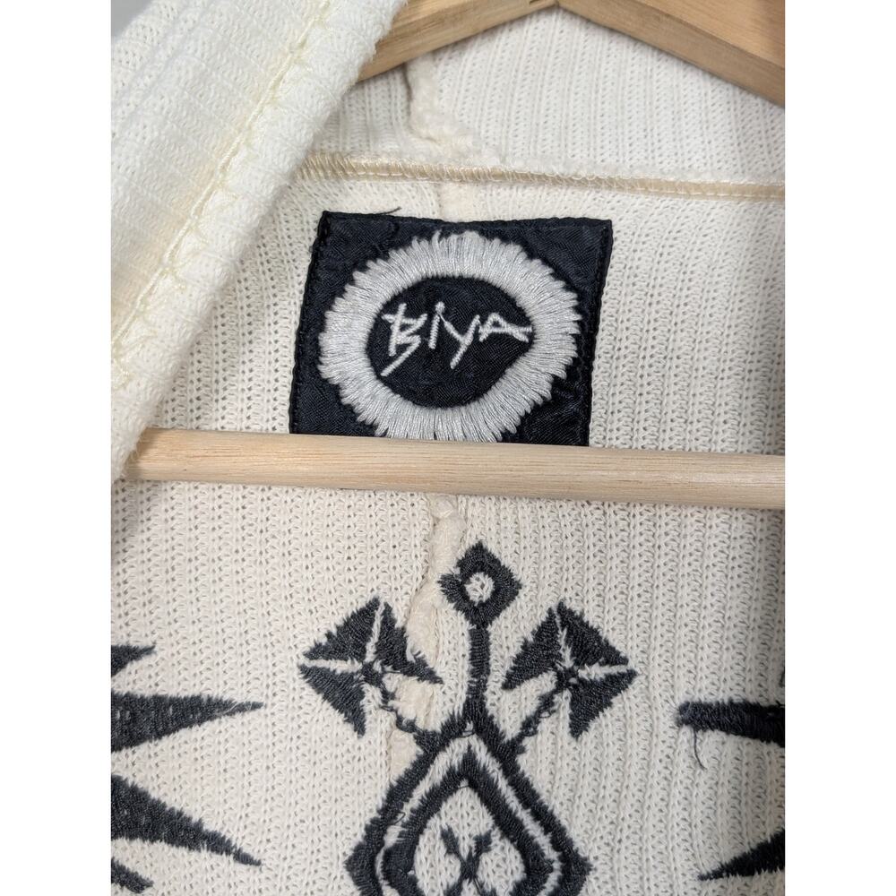 Biya by Johnny Was Artisan Southwestern Boho Open Front Duster Cardigan Size XL - Picture 15 of 16